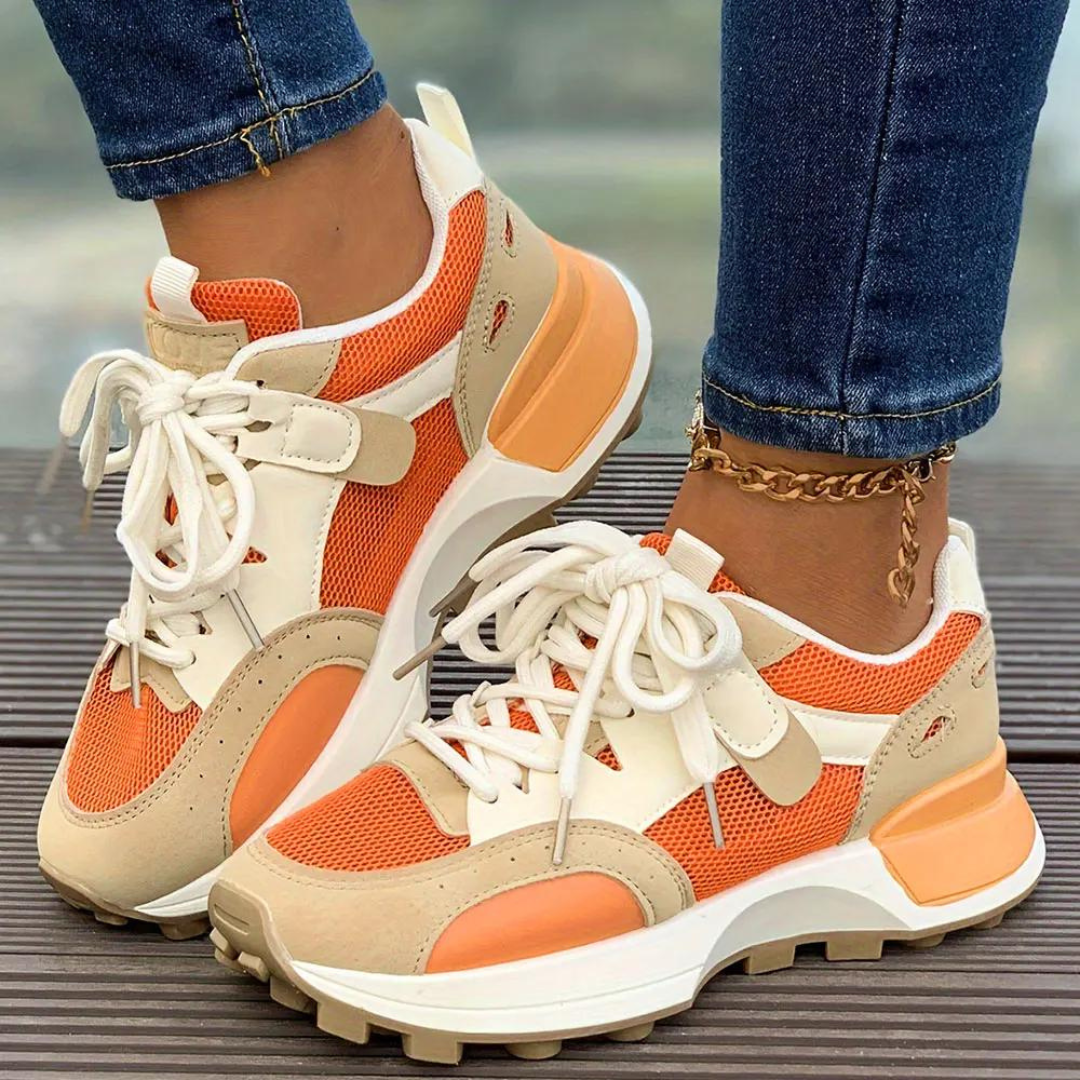 Colorblock damessneakers