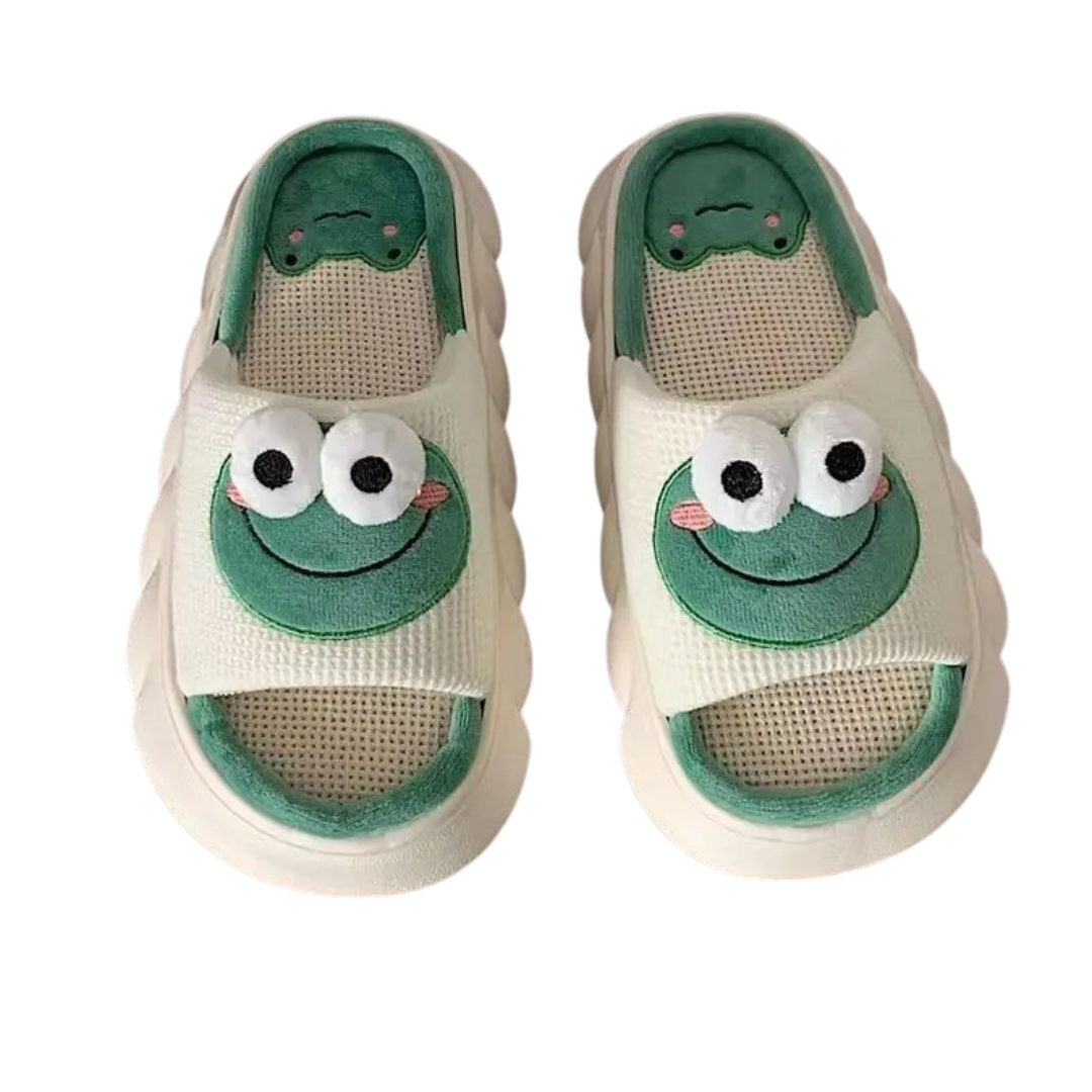 Dikke Zool Kikker Slippers