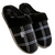 Flock Gestreepte Herenslippers voor Binnen