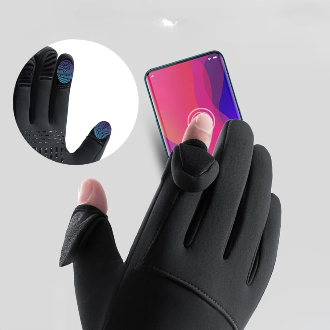 Waterdichte touchscreenhandschoenen met zak