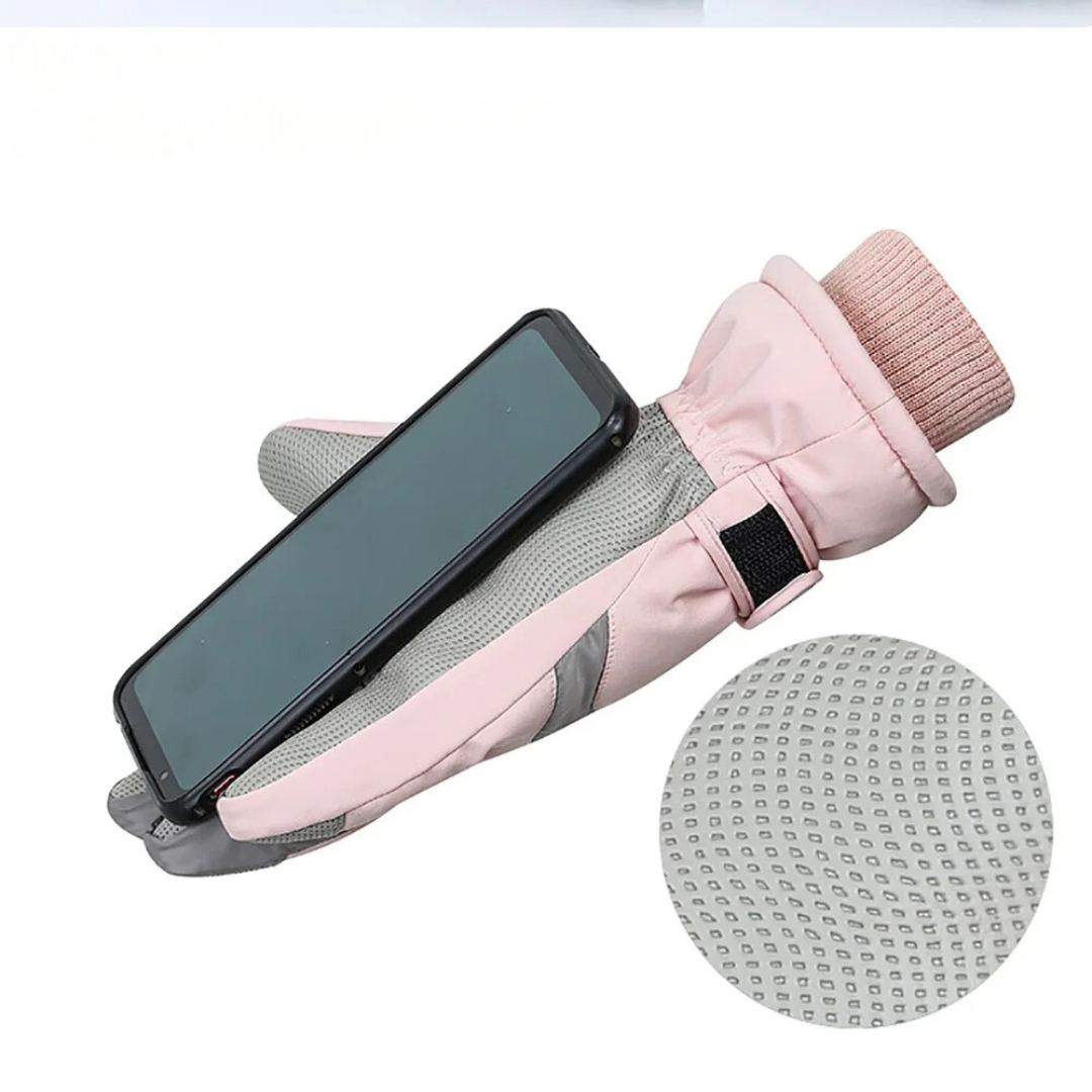 Waterdichte thermische sneeuwhandschoenen voor dames