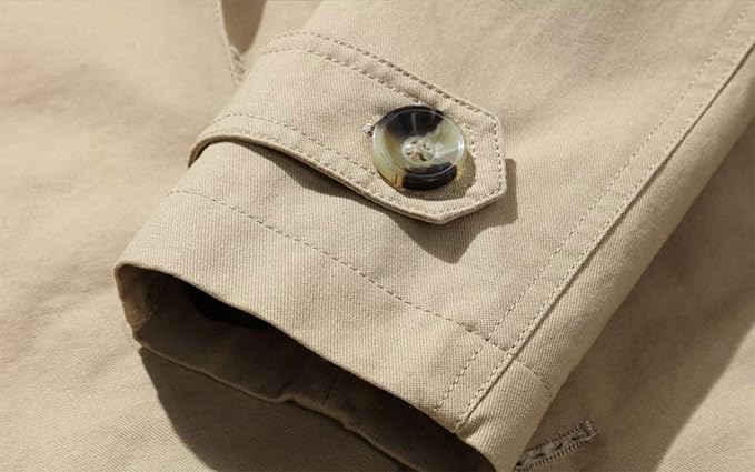 Winterjas Windjack heren Trenchcoat