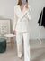 Vrouwen Double Breasted Tweedblazer