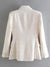 Vrouwen Double Breasted Tweedblazer