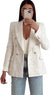 Vrouwen Double Breasted Tweedblazer