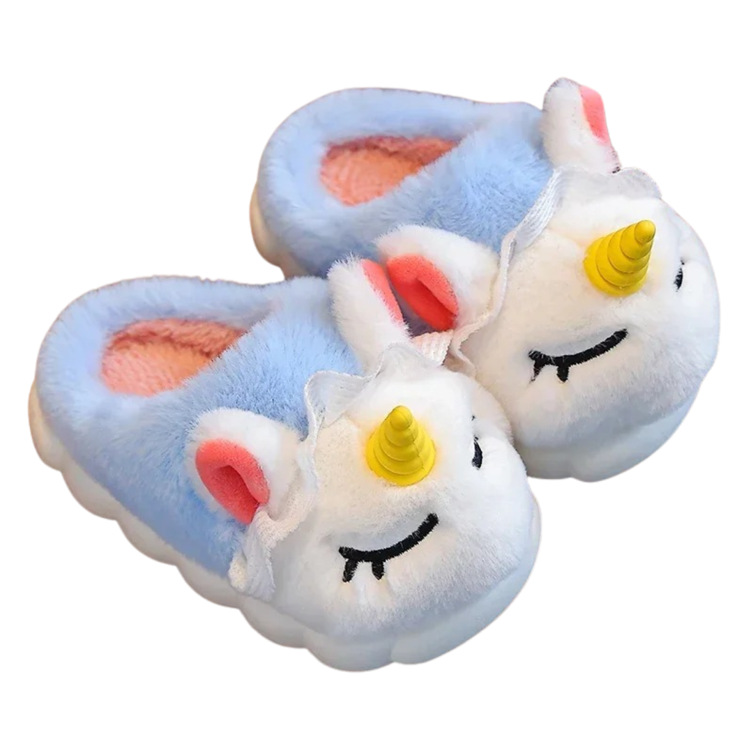 Kinder Eenhoorn Pluche Pantoffels
