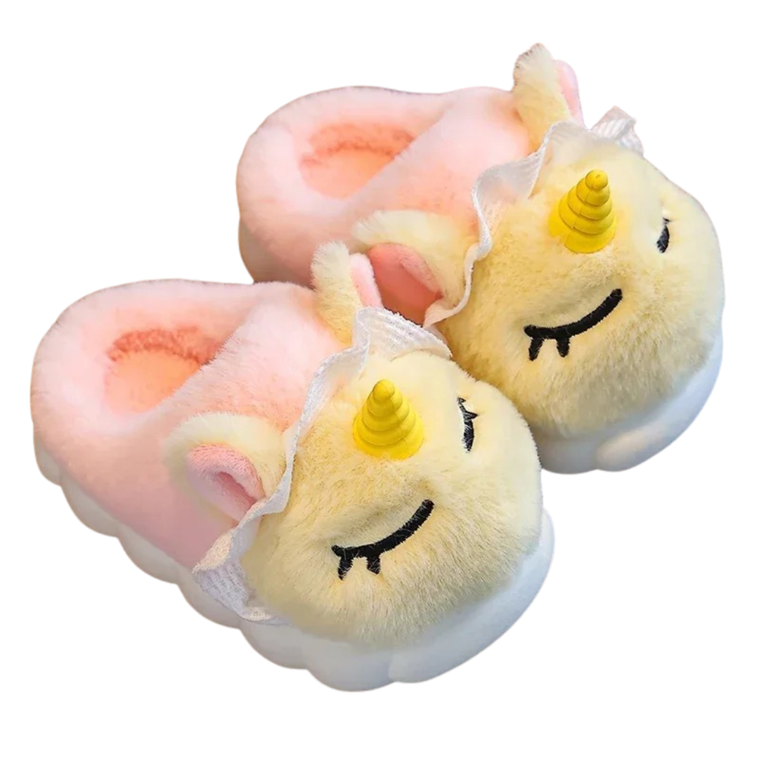Kinder Eenhoorn Pluche Pantoffels