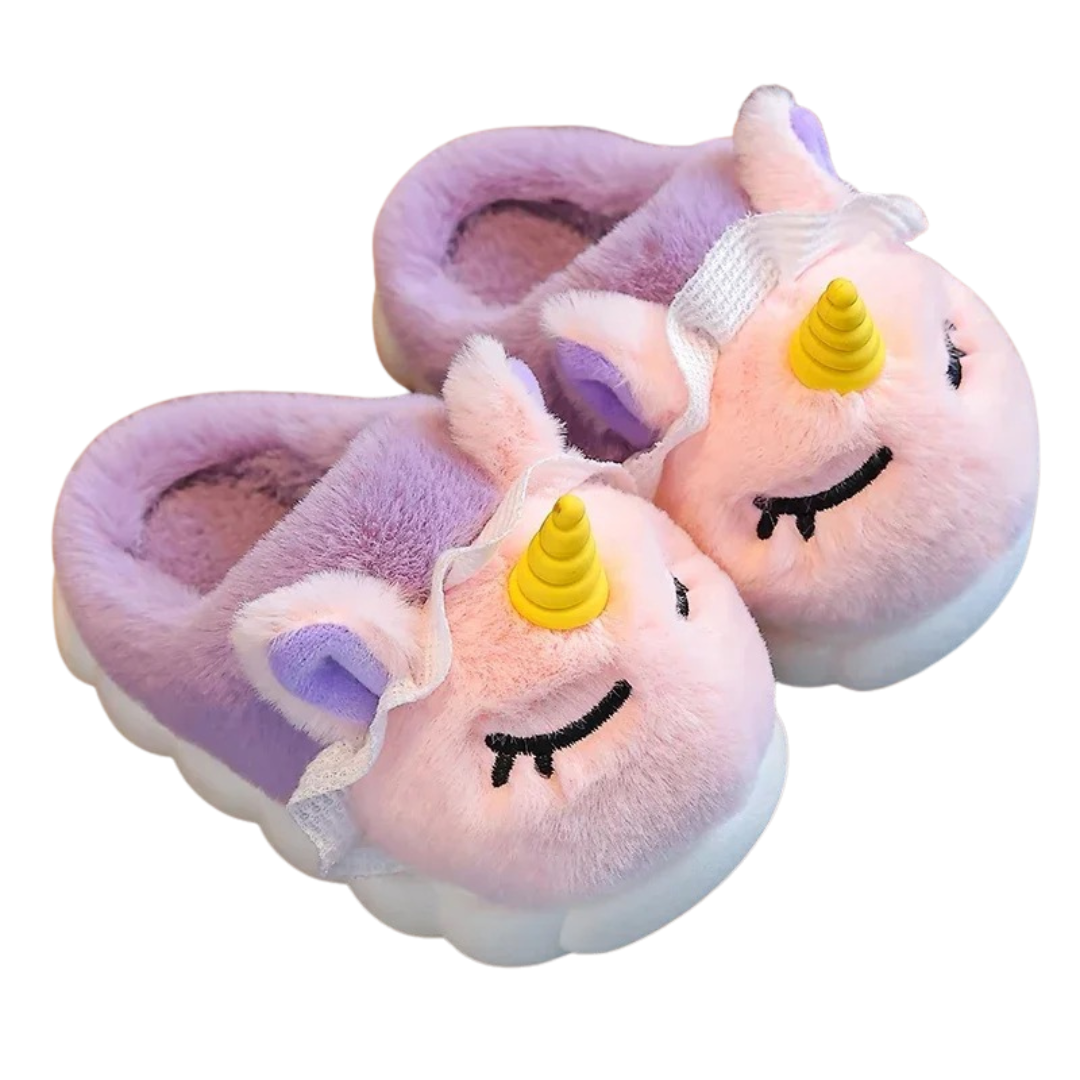 Kinder Eenhoorn Pluche Pantoffels