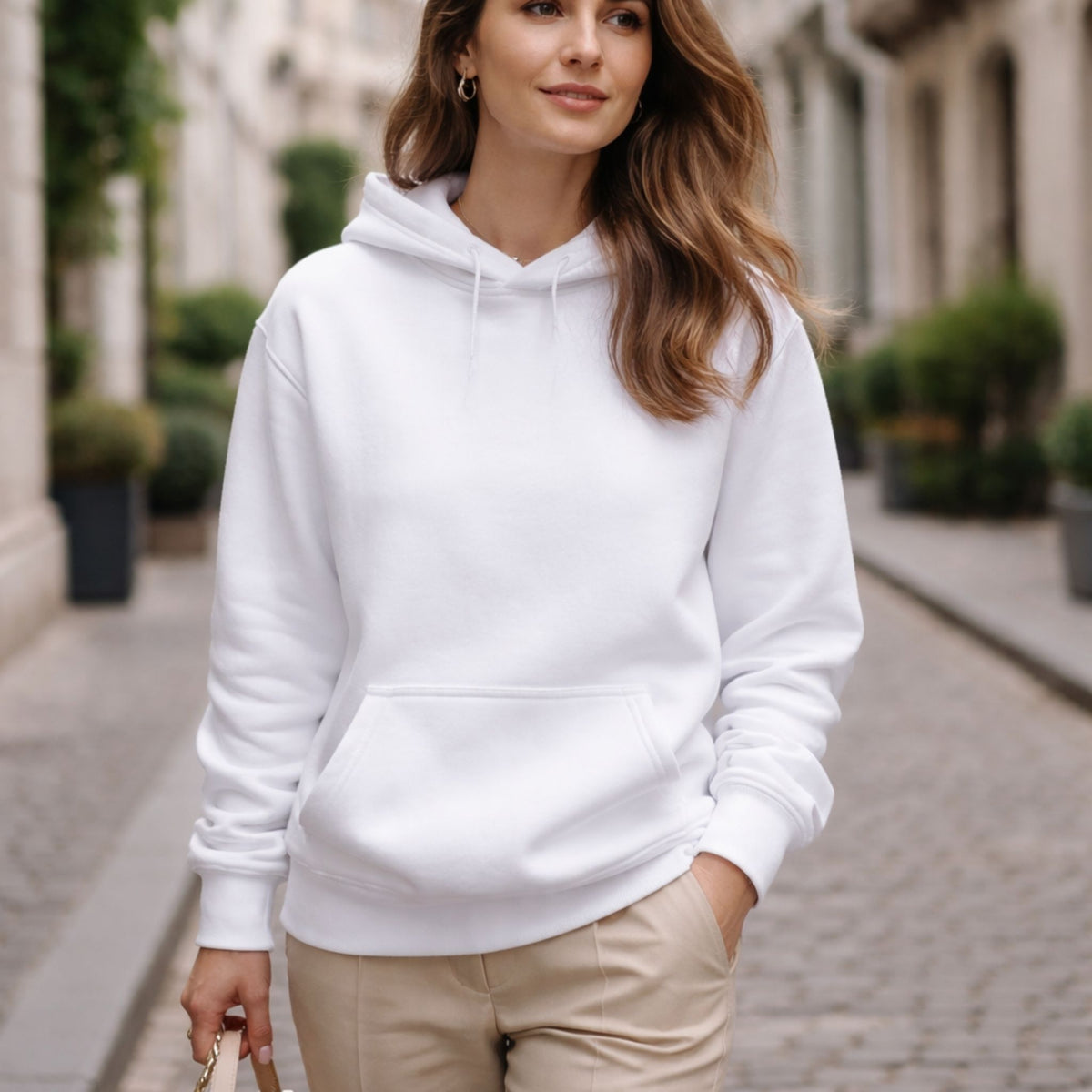 Unisex Hoodie met Zak voor Casual Stijl