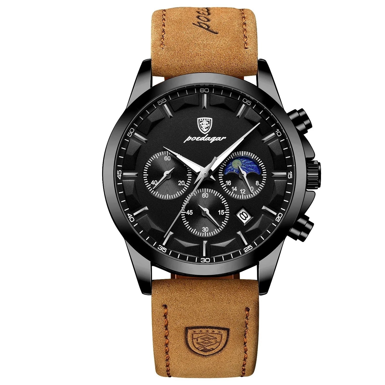Waterdicht chronograaf herenhorloge