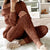 Gebreide trui & broek voor dames