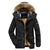 Warme winterjas voor heren met capuchon