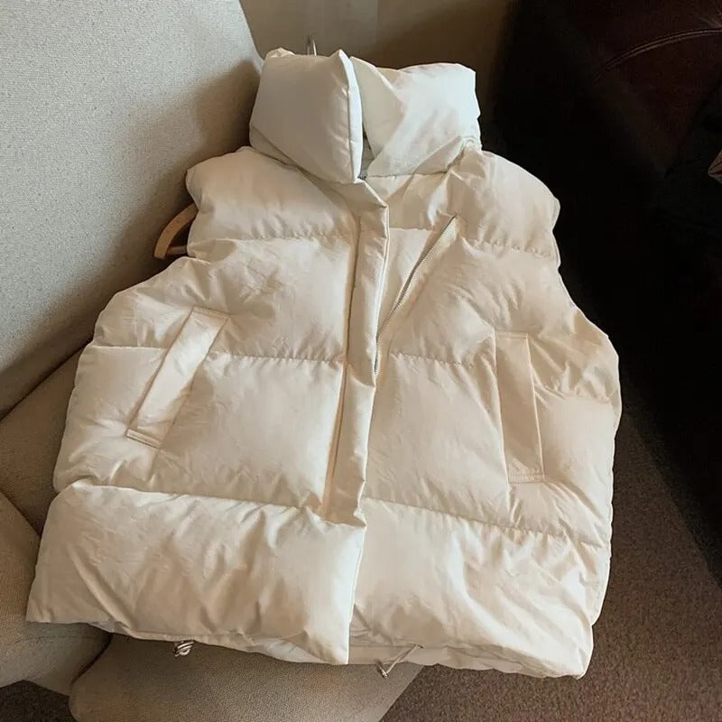 Warme donsvest voor dames