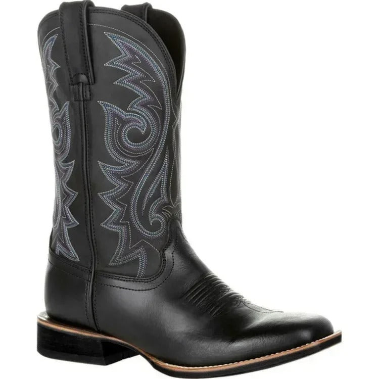 Leren cowboylaarzen voor heren