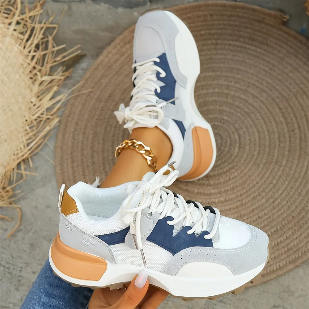 Colorblock damessneakers