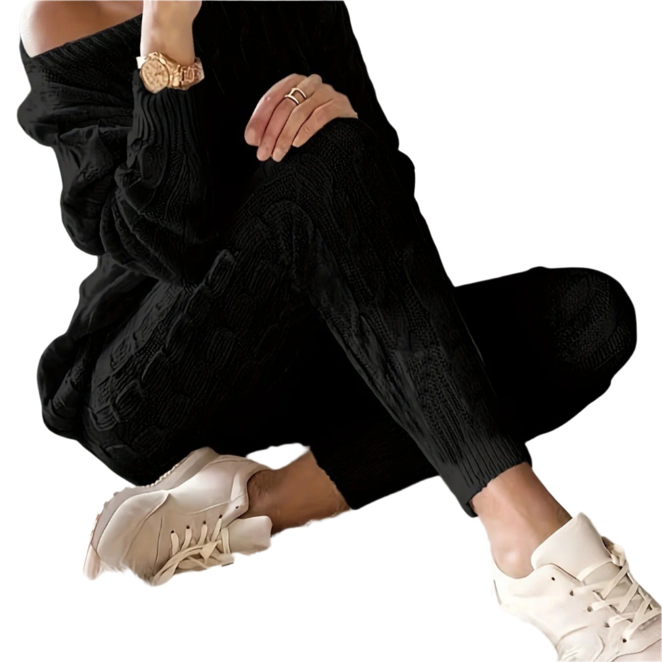 Gebreide trui & broek voor dames