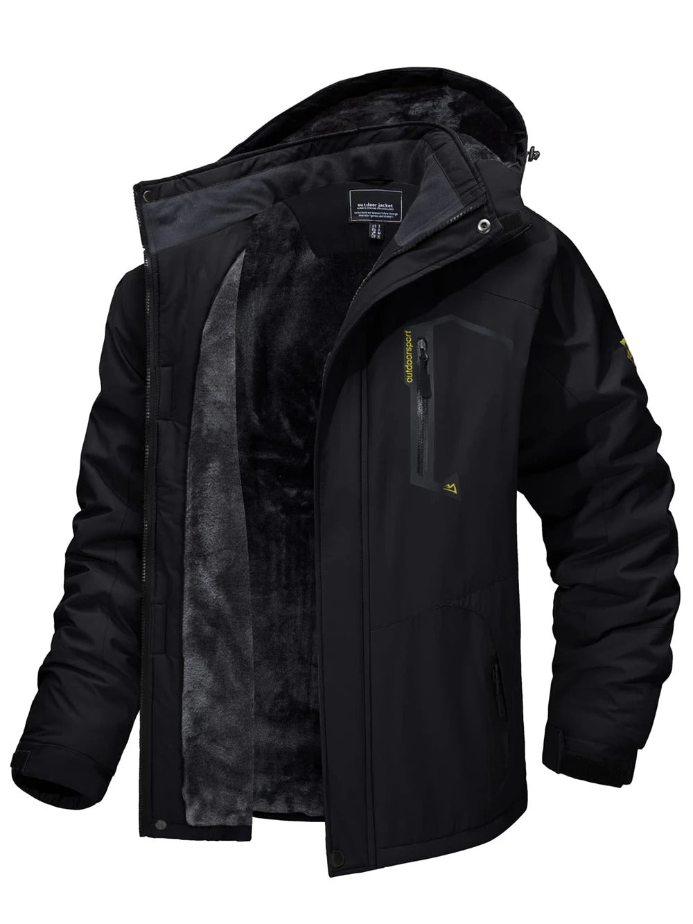 Heren Fleece Ski-jack