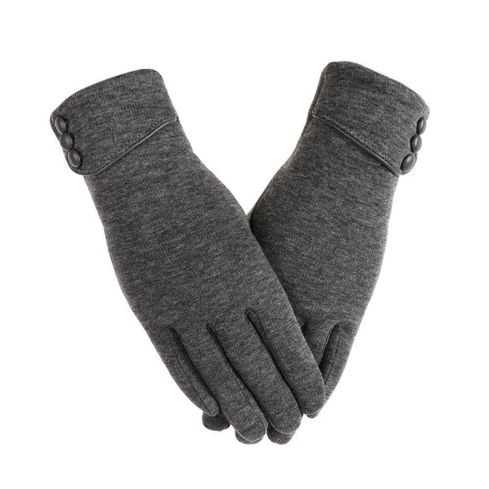 Fleece gevoerde thermische wanten voor dames