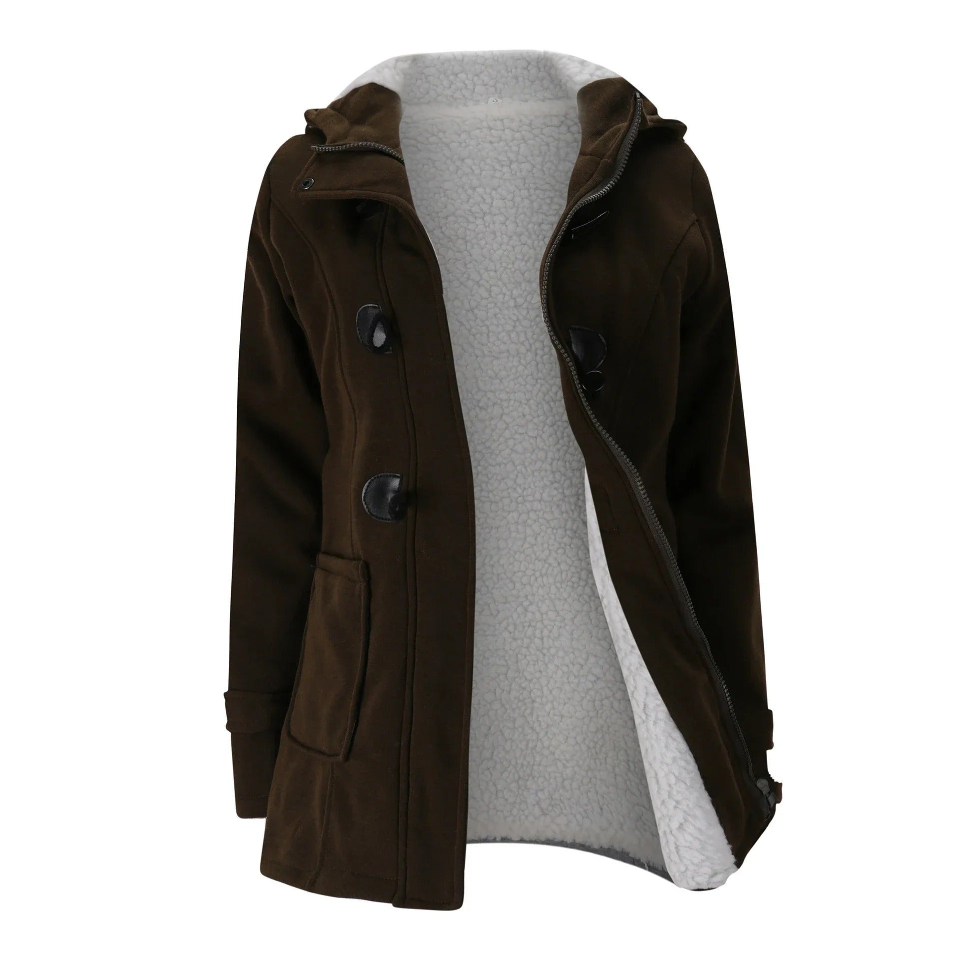 Dames Casual Winter Knoop Hoodie