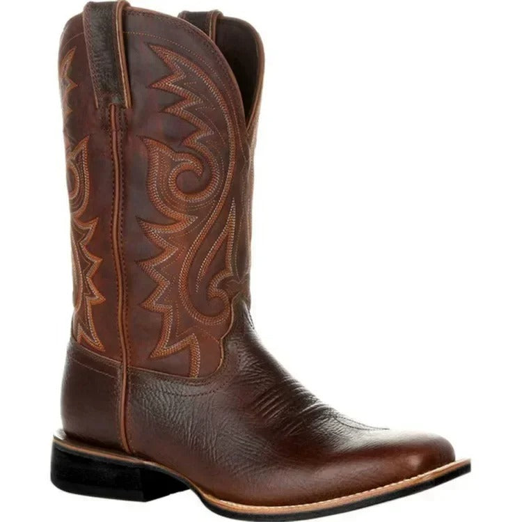 Leren cowboylaarzen voor heren