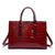 Krokodillenprint Tote Tas