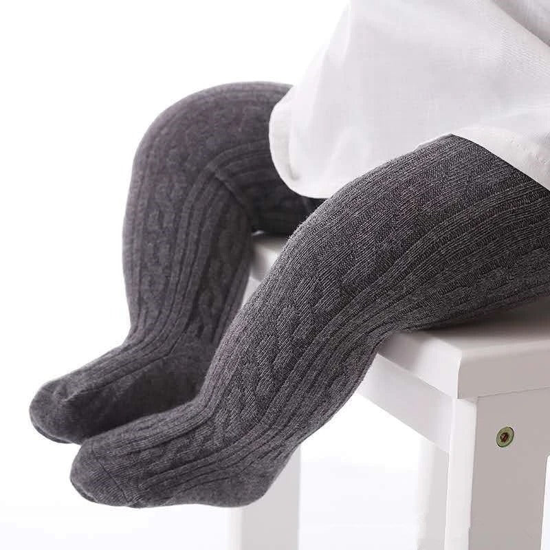 Kabelgebreide panty's voor meisjes