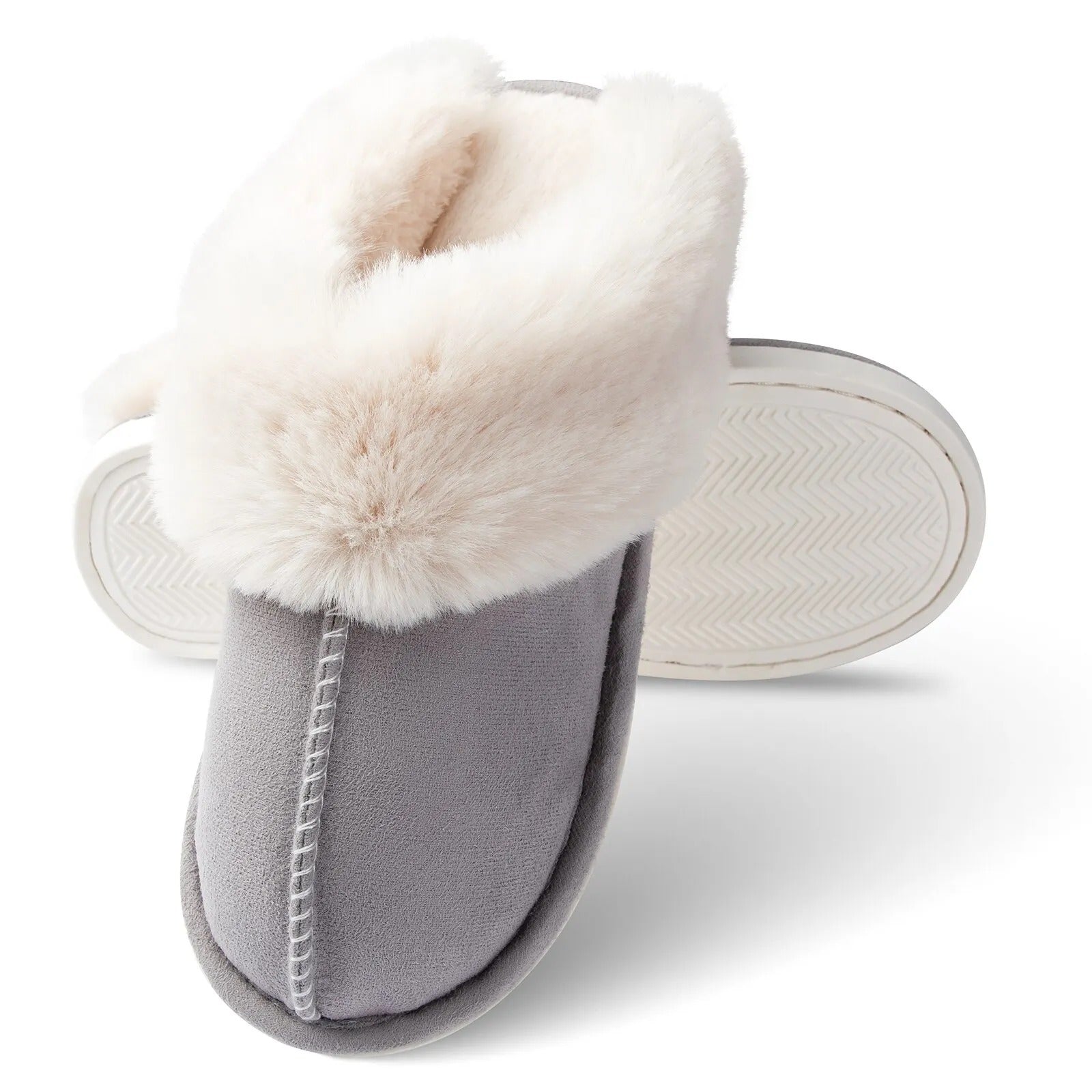 Pluche indoorpantoffels voor dames