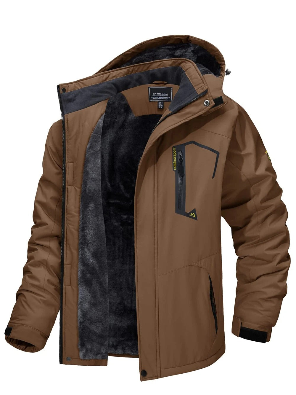 Heren Fleece Ski-jack