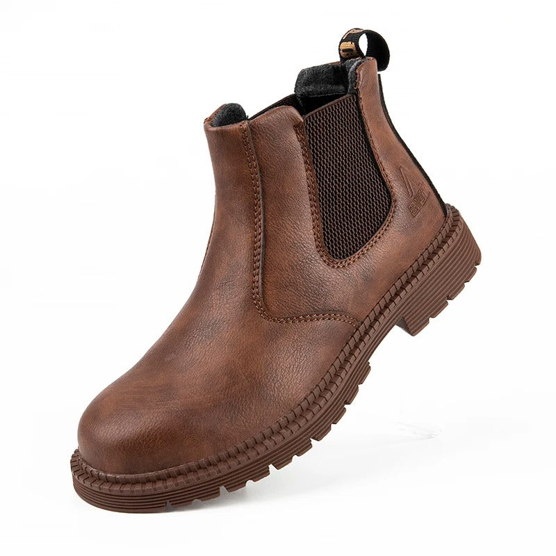 Waterdichte veiligheidsleren werkschoenen voor mannen