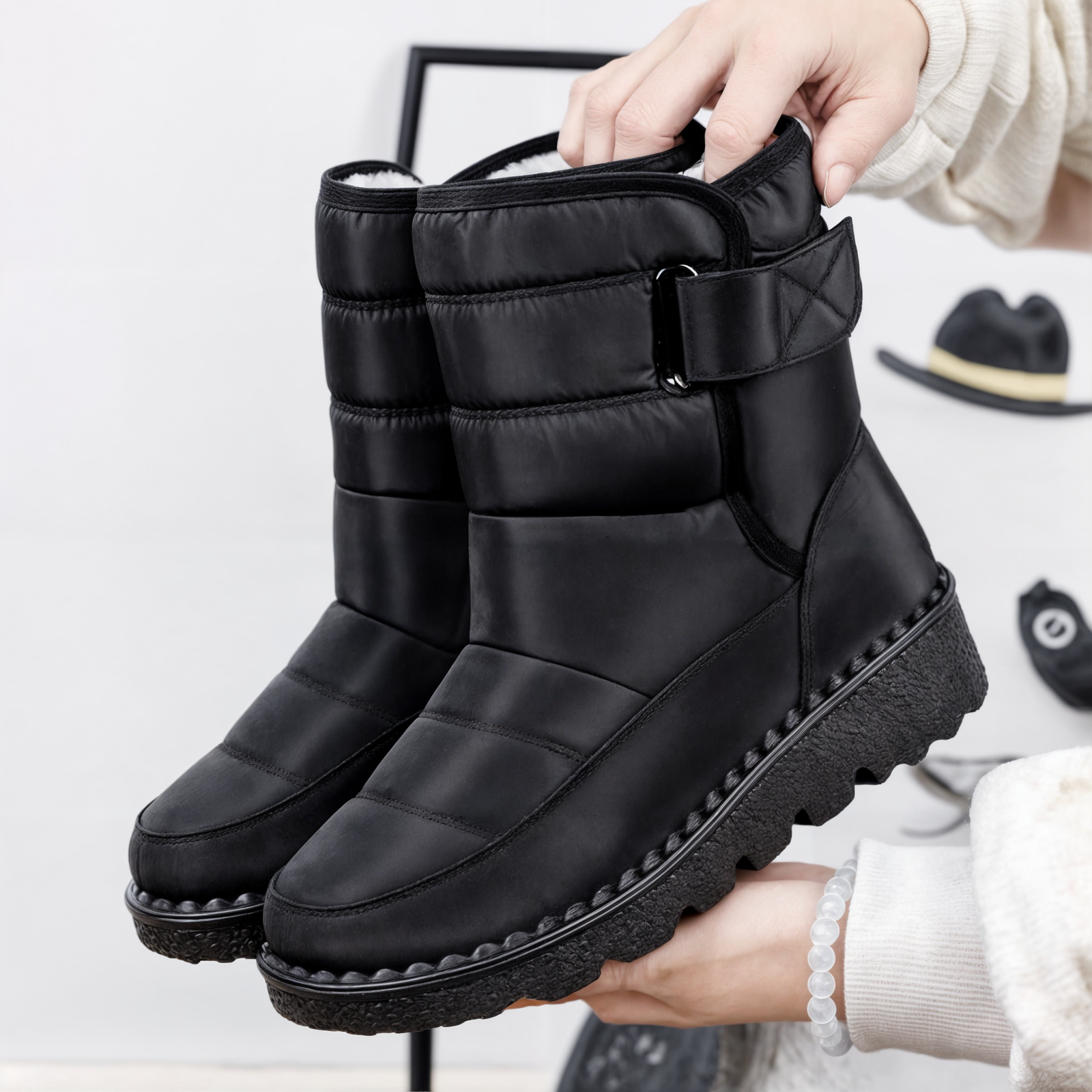 Waterdichte antislip-snowboots voor dames
