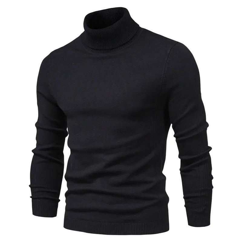 Heren Slim Turtleneck Sweater
