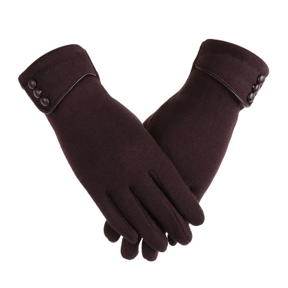 Fleece gevoerde thermische wanten voor dames