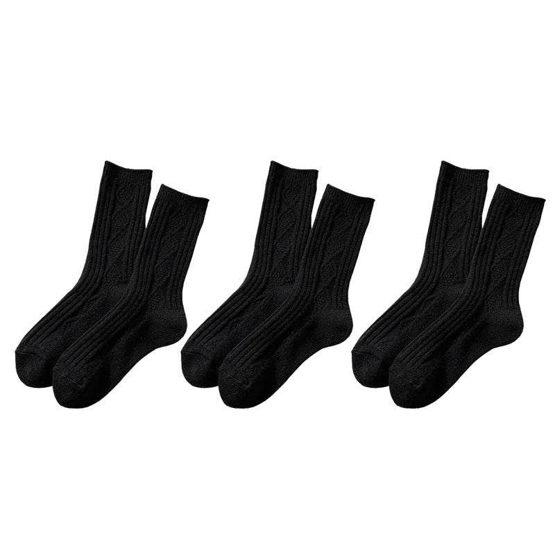 3 paar/set Vrouwen Kasjmier Wollen Sokken