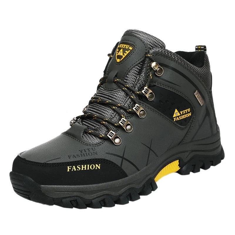 Waterdichte Lederen Stijl Herensneakers Hiking Wandelschoenen