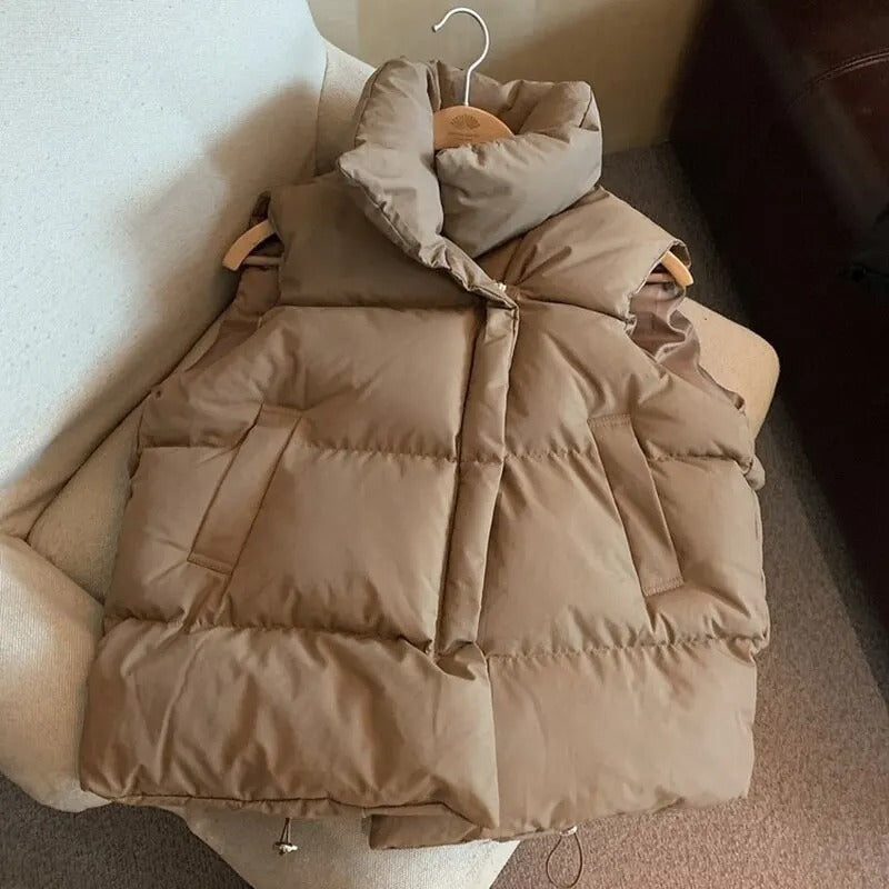 Warme donsvest voor dames