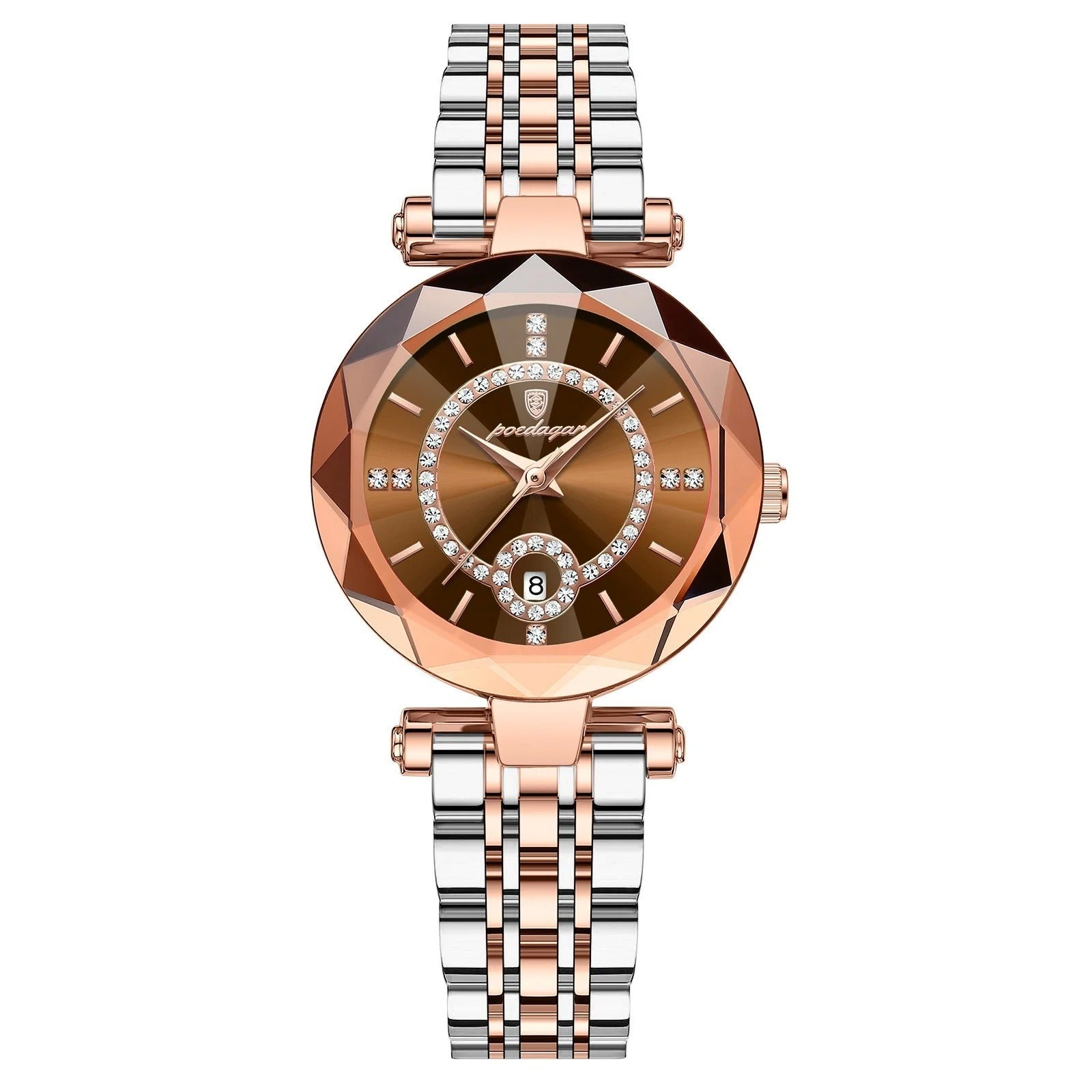 Dames Diamanten Quartzhorloge
