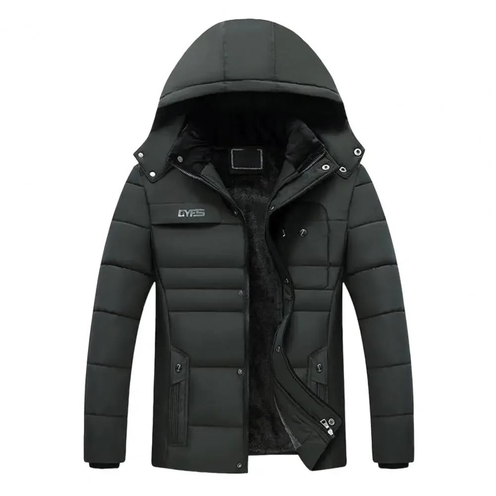 Thermisch jack met capuchon voor heren