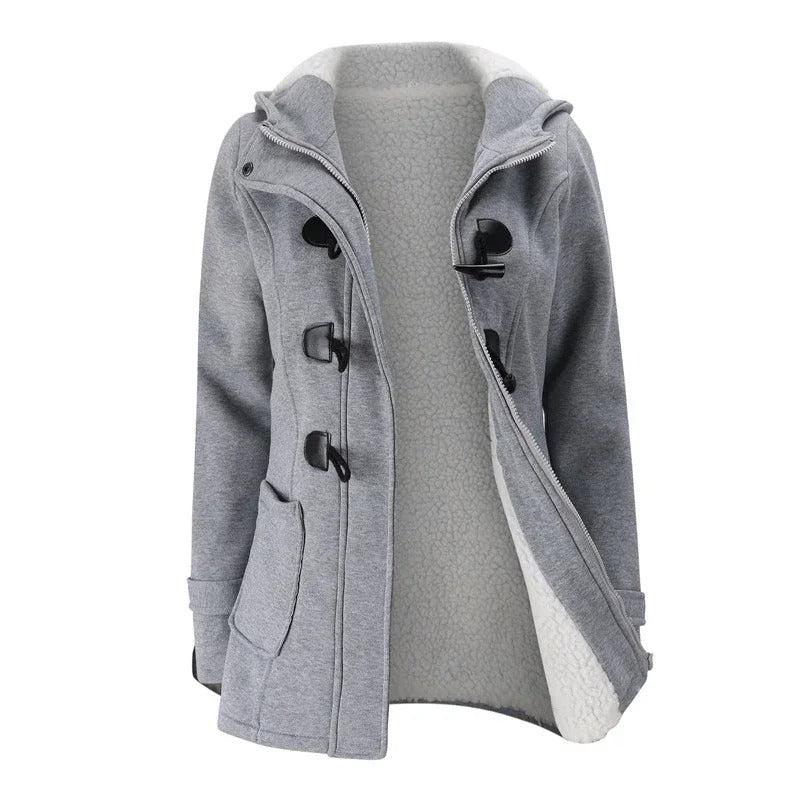 Dames Casual Winter Knoop Hoodie