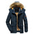 Warme winterjas voor heren met capuchon