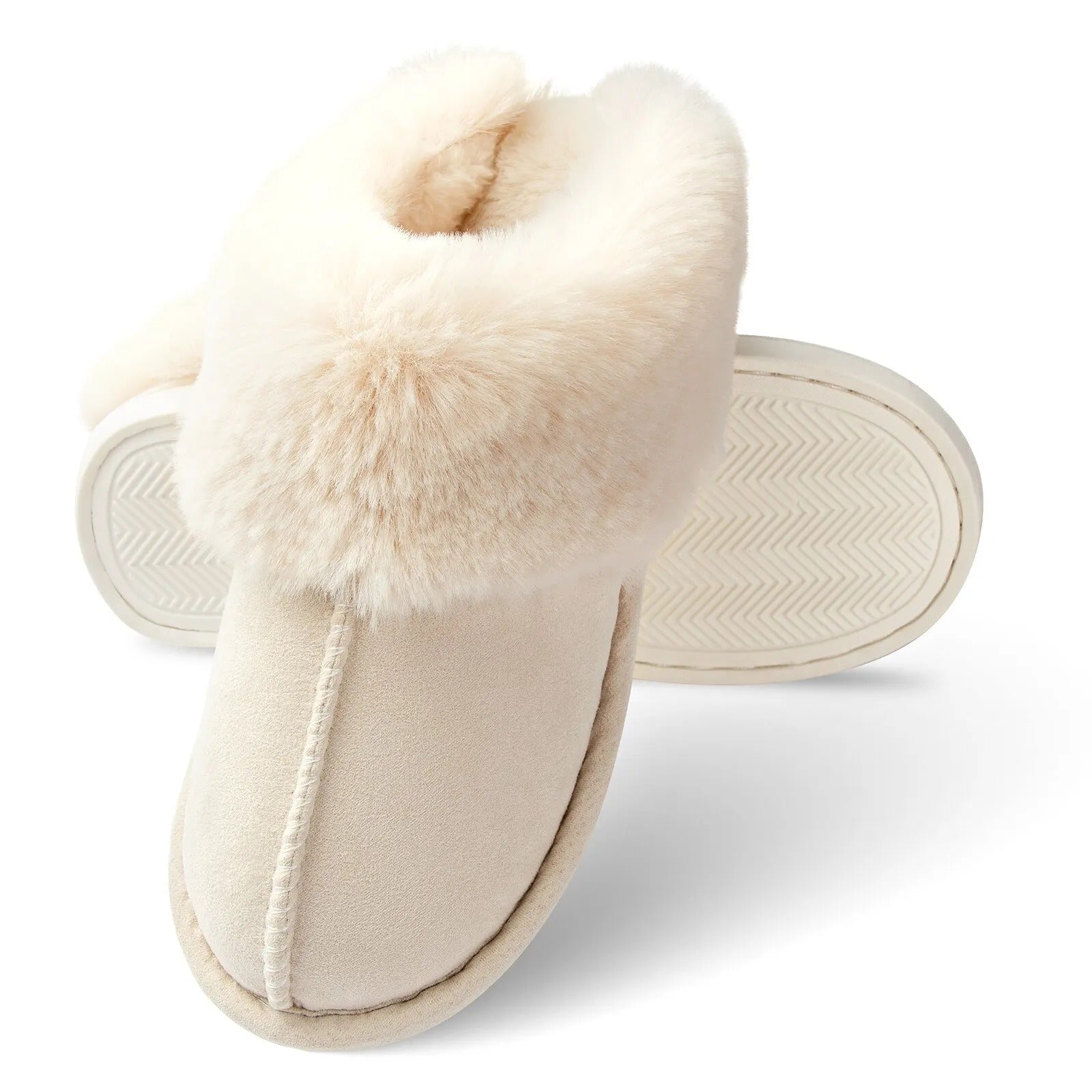 Pluche indoorpantoffels voor dames