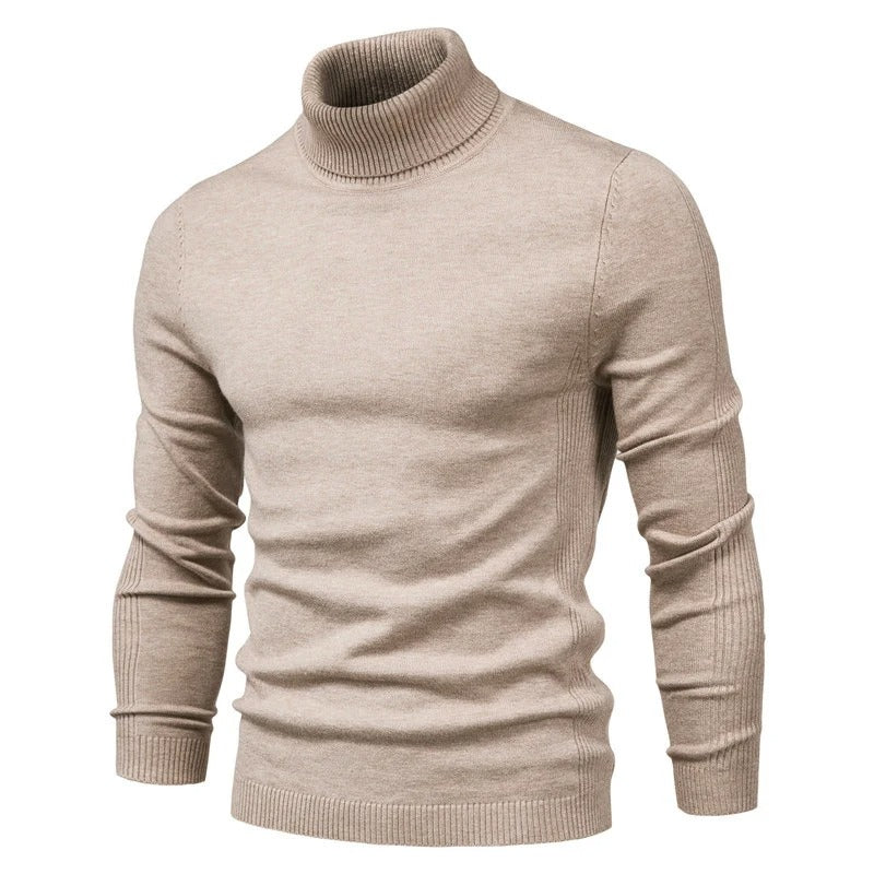 Heren Slim Turtleneck Sweater