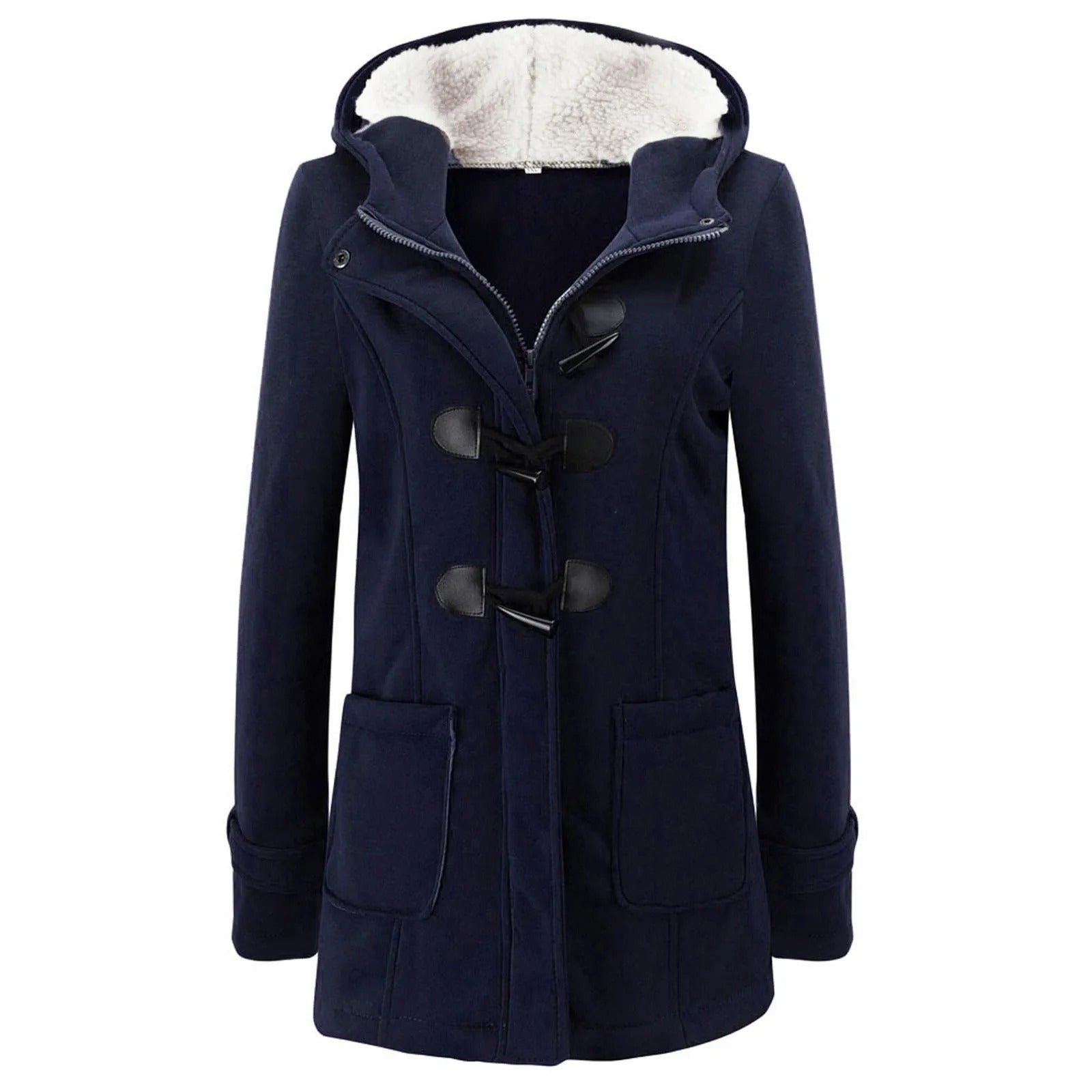 Dames Casual Winter Knoop Hoodie