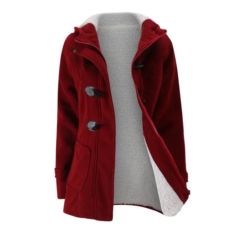 Dames Casual Winter Knoop Hoodie