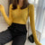 Dames Knoop O-hals Gebreide Pullover