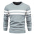 Heren O-neck Lappendeken Trui