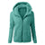 Winter fleece jas met capuchon voor dames