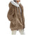 Fleecejack met capuchon voor dames