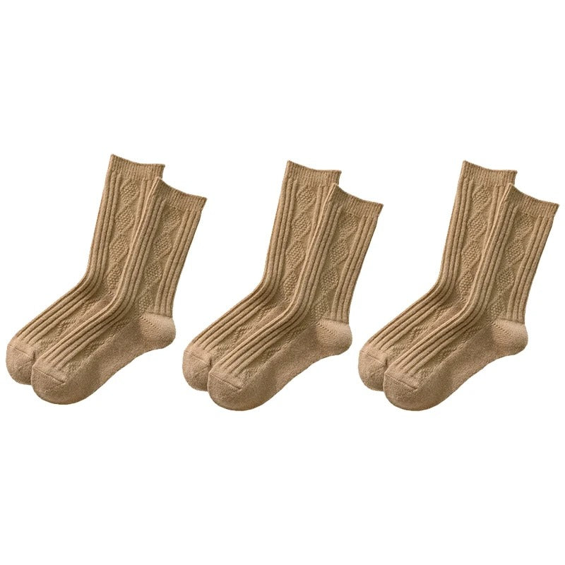 3 paar/set Vrouwen Kasjmier Wollen Sokken