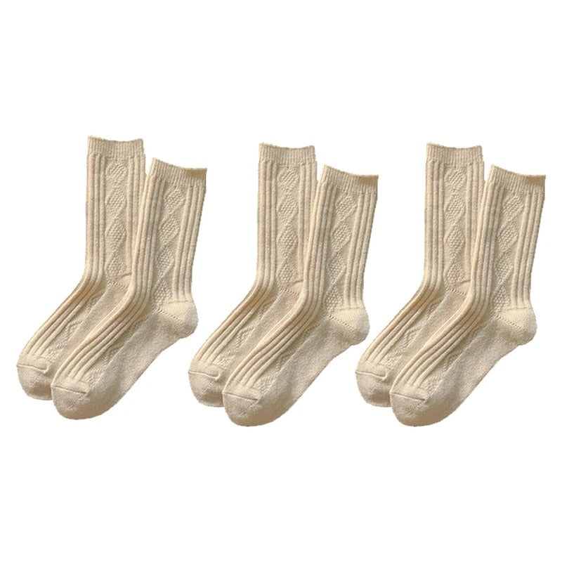3 paar/set Vrouwen Kasjmier Wollen Sokken
