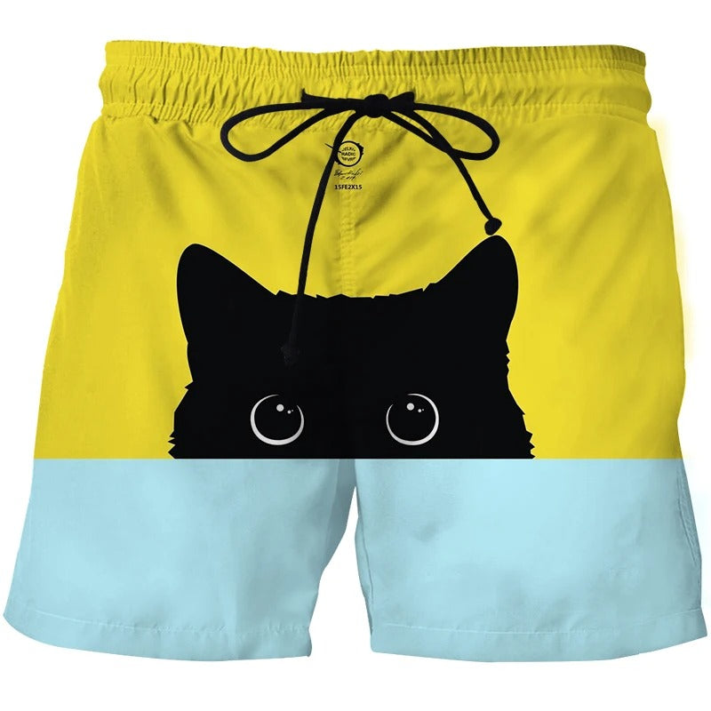 Heren 3D Patroon Shorts